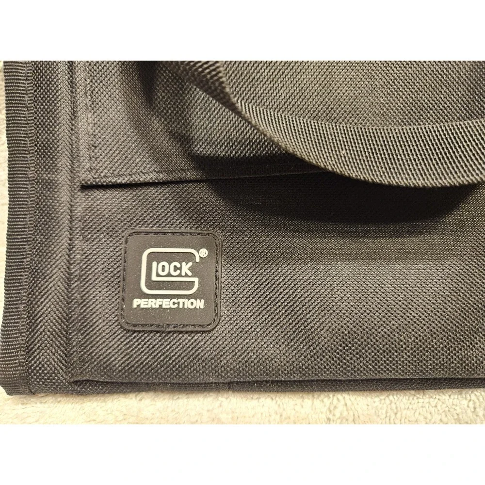 Glock Carrying Case For Single Pistol Black/orange with lubrication guide inside